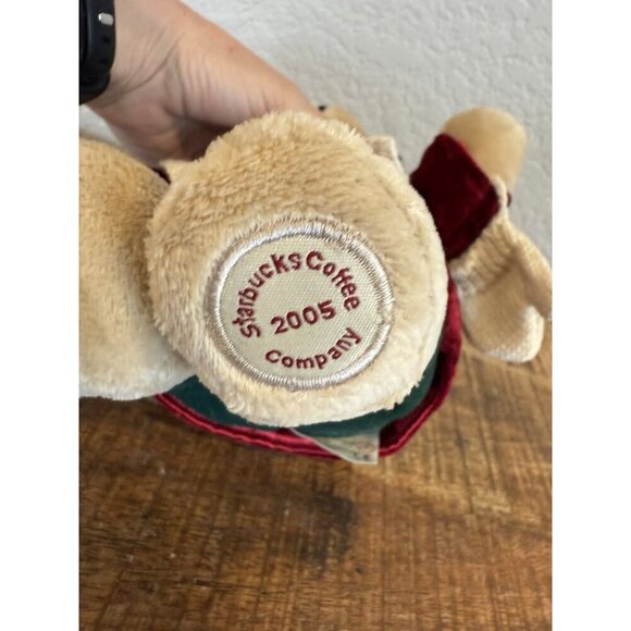 2005 Starbucks Bearista Brown Bear Winter 42nd EDITION 10” Stuffed Teddy - Picture 5 of 10